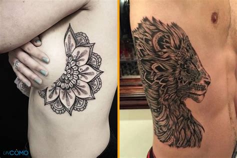 Tatuajes femeninos para las costillas